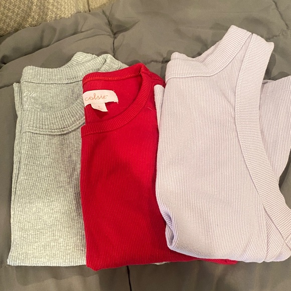 Various Name brands Tops - Bundle of Ribbed Sleeveless Top